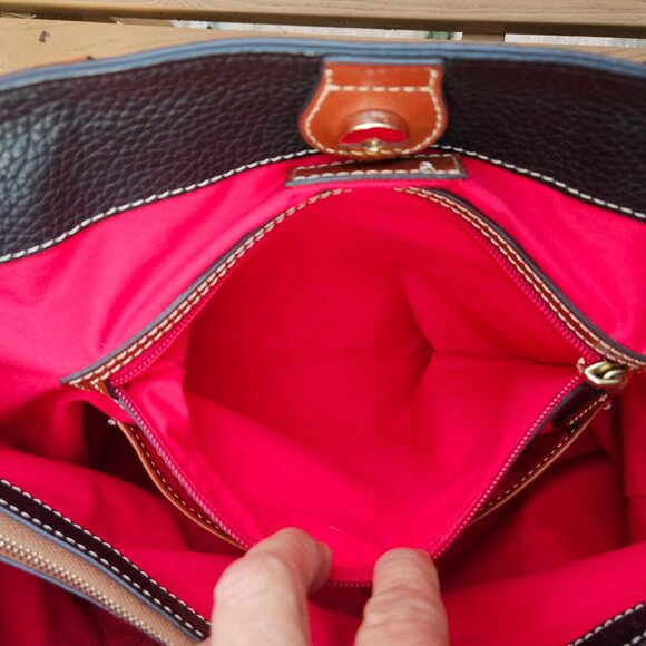 DOONEY & BOURKE Pebble Leather Grain Tammy Tote EUC - Picture 13 of 15